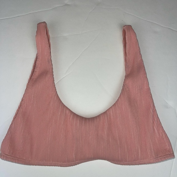 KORAL Swim Top Ribbed Rose Blush S - Picture 7 of 14